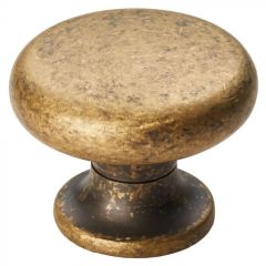 Antique Brass 34mm Temperance Knob | FTD521AB
