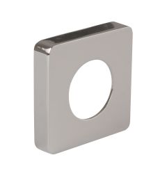 Jigtech Polished Chrome Square Passage Rose Cover | JTA5300