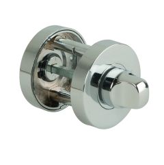 Jigtech Polished Chrome Round Bathroom Snib Turn & Release | JTA5500