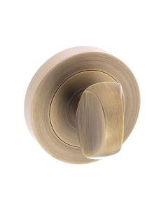 Set Matt Antique Brass Old English WC Turn & Release | OEWCMAB
