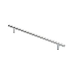 Polished Chrome Steel T Bar Cabinet Handle 224mm c/c | FTD445ECP