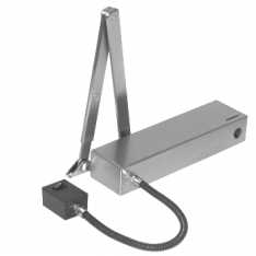 Arrow 613EM Silver Electro Magnetic Hold Open Door Closer