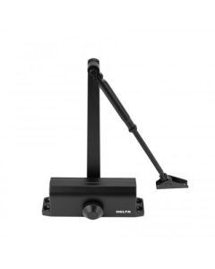 Black Power Size 3 Overhead Door Closer | ZDC003-BLK