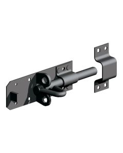 Box 5 Premium 200mm Black Brenton Padbolt with elongated keep