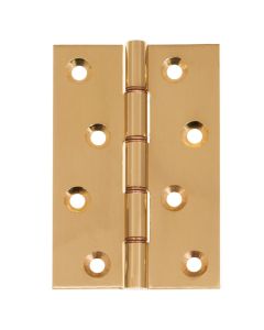Eclipse Polished Brass 102x67mm (4") DPB Washered Hinges  | J14833