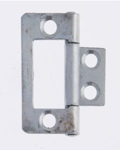 Pair Eclipse 40mm BZP Flush Hinges | 14962