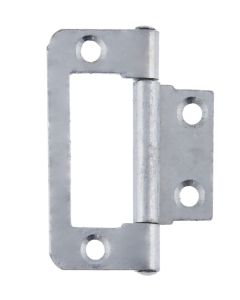 Pair Eclipse 50mm BZP Flush Hinges | 14963
