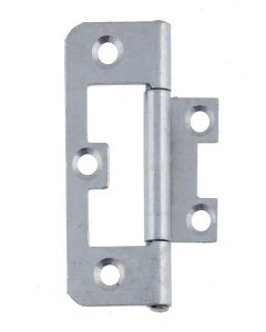 Pair Eclipse 60mm BZP Flush Hinges | 14964