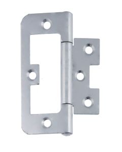 Pair Eclipse 76mm BZP Flush Hinges | 14965