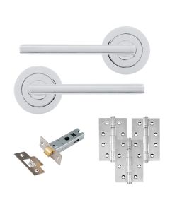 Eclipse Freestyle Polished Chrome Auriga Latch Door Pack | 102x67mm (4