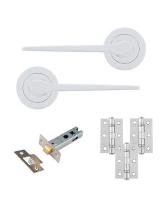 Eclipse Freestyle Polished Chrome Monte Latch Door Pack | 76x51mm (3