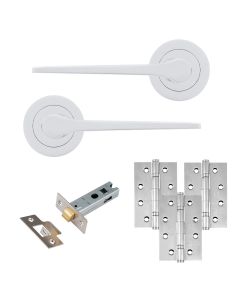 Eclipse Freestyle Polished Chrome Monte Latch Door Pack | 102x67mm (4
