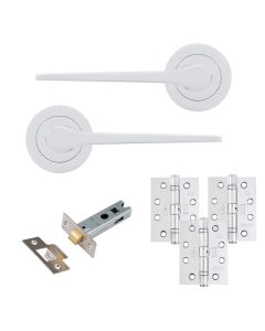 Eclipse Freestyle Polished Chrome Monte Latch Door Pack | 102x76mm (4