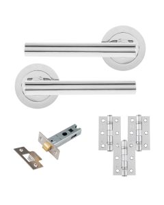 Eclipse Freestyle Polished Chrome Corvette Latch Door Pack | 76x51mm (3