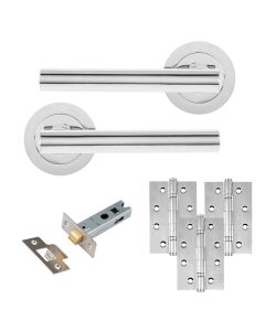 Eclipse Freestyle Polished Chrome Corvette Latch Door Pack | 102x67mm (4