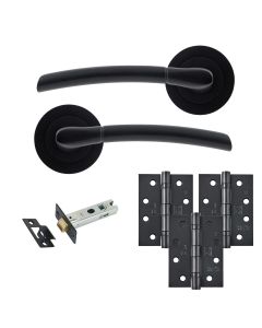 Eclipse Freestyle Matt Black Tifosi Latch Door Pack | 102x76mm (4