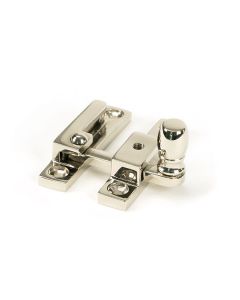 From the Anvil Polished Nickel Mushroom Quadrant Fastener - Narrow | 45998