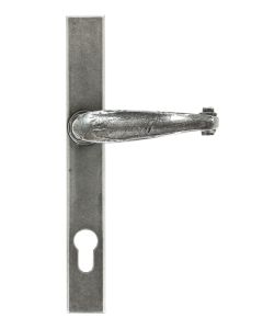 Set From the Anvil Pewter Cottage Slim Espagnolette Lever Lock Furniture | 33036