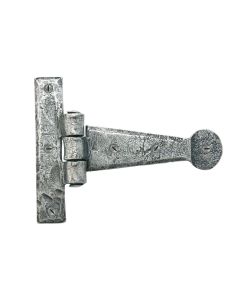 Pair From the Anvil Pewter 4 (102mm) Penny End T Hinge | 33650