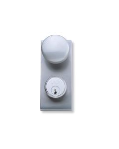 UNION Knob Operated Outside Access Device - Silver | 8040