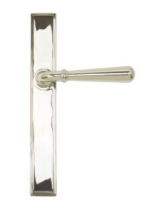 Set From the Anvil Polished Nickel Slimline Newbury Lever Latch Furniture | 45430