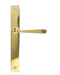 Set From the Anvil Aged Brass Slimline Avon Lever Latch Furniture | 45448