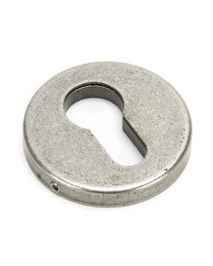 From the Anvil Pewter Round Regency Concealed Euro Escutcheon | 45467