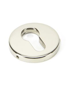 From the Anvil Polished Nickel Round Regency Concealed Euro Escutcheon | 45474