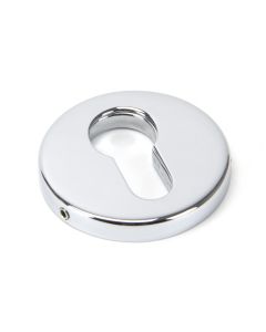 From the Anvil Polished Chrome Round Regency Concealed Euro Escutcheon | 45475