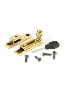 From the Anvil Aged Brass Mushroom Quadrant Fastener - Narrow | 45481