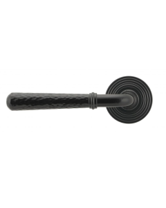 Set Black Hammered Newbury Lever on Beehive rose | 45649