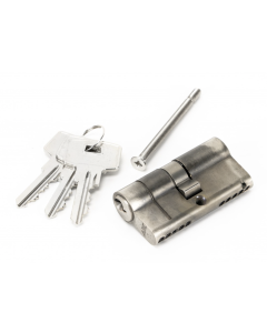 From the Anvil 80mm Pewter Euro Double Cylinder 40/40 | 45810