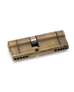 From the Anvil 80mm Aged Brass Euro Double Cylinder 35/45 | 45815