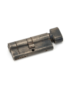 From the Anvil 70mm Pewter Euro Cylinder & Thumbturn 35/35 | 45846