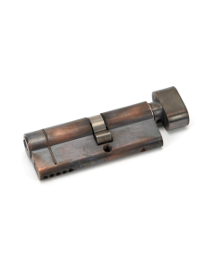 From the Anvil 80mm Aged Bronze Euro Cylinder & Thumbturn 35T/45 | 45852