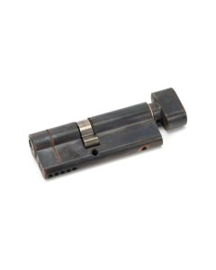 From the Anvil 80mm Aged Bronze Euro Cylinder & Thumbturn 35/45T | 45856