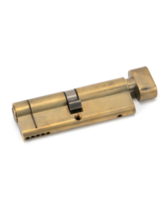 From the Anvil 90mm Aged Brass Euro Cylinder & Thumbturn 45/45 | 45863