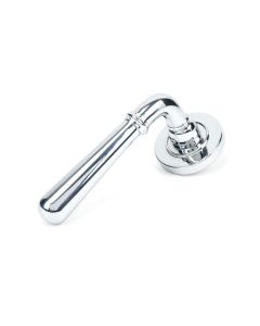Set Polished Chrome Newbury Lever on Plain rose | 46053