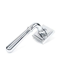 Set Polished Chrome Newbury Lever on Square rose | 46056