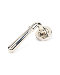Set Polished Nickel Newbury Lever on Plain rose | 46057