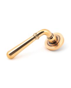 Set Polished Bronze Newbury Lever on Plain rose | 46065 | 50033