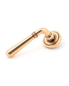 Set Polished Bronze Newbury Lever on Art Deco rose | 46066 | 50034