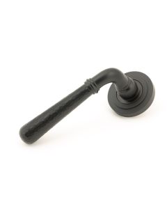 Set Aged Bronze Hammered Newbury Lever on Art Deco rose | 46082 | 50050