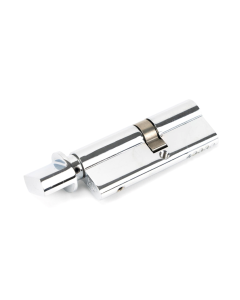 From the Anvil 80mm Polished Chrome Euro Cylinder & Thumbturn 35/45T | 46264