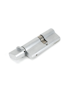 From the Anvil 80mm Satin Chrome Euro Cylinder & Thumbturn 35/45T | 46265