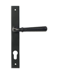 Set Matt Black Hammered Newbury Slimline Espag. Lock Set | 46388