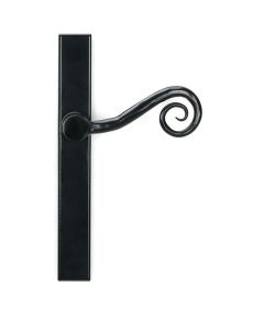 Black Monkeytail Slimline Lever Espag. Latch Set - RH | 46397R