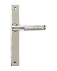 Set Anvil Polished SS (316) Brompton Knurled Lever Espagnolette Latch | 46410