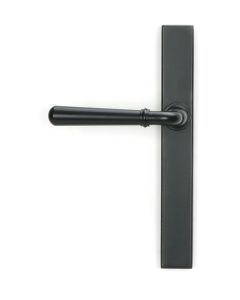 Set From the Anvil Matt Black Slimline Espag. Lever Latch Furniture | 46411