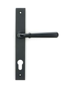 Set Matt Black Newbury Slimline Lever Espag. Lock Set | 46413